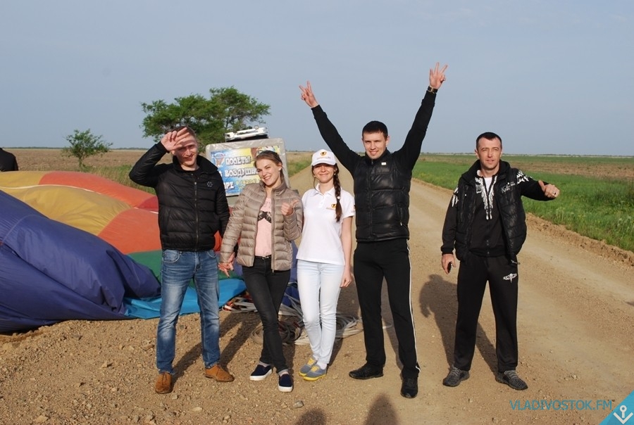 «Владивосток FM» подарил слушателям полет на воздушном шаре